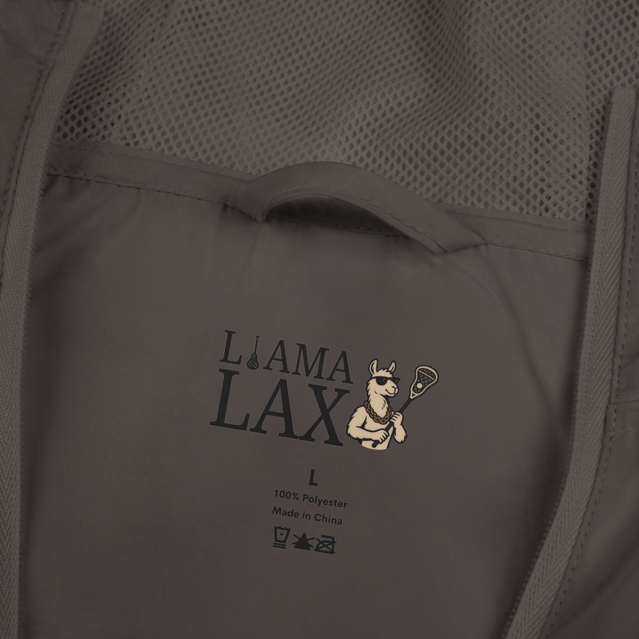 Llama Lax Full-Zip Windbreaker