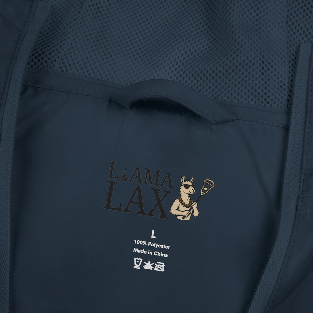 Llama Lax Full-Zip Windbreaker
