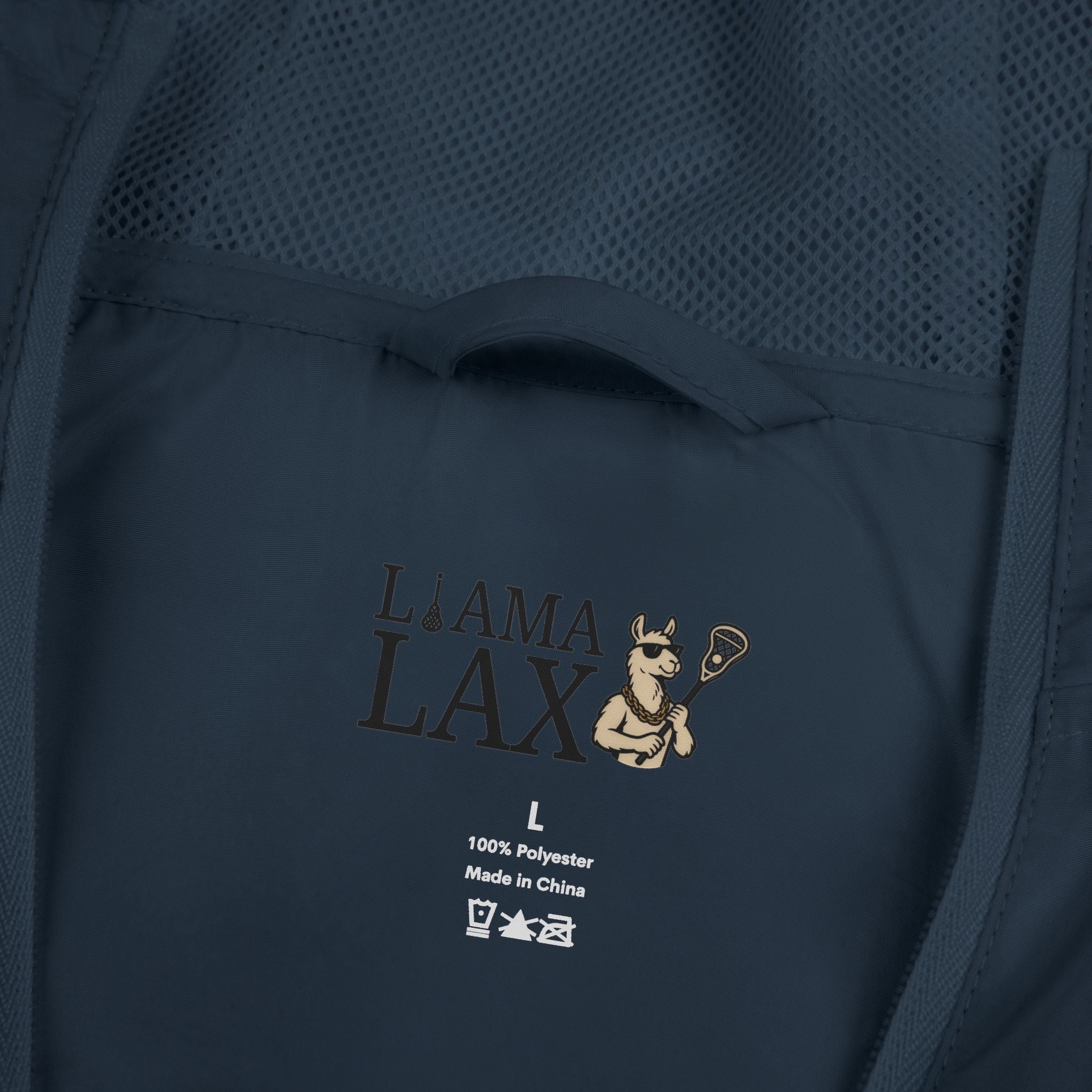 Llama Lax Full-Zip Windbreaker