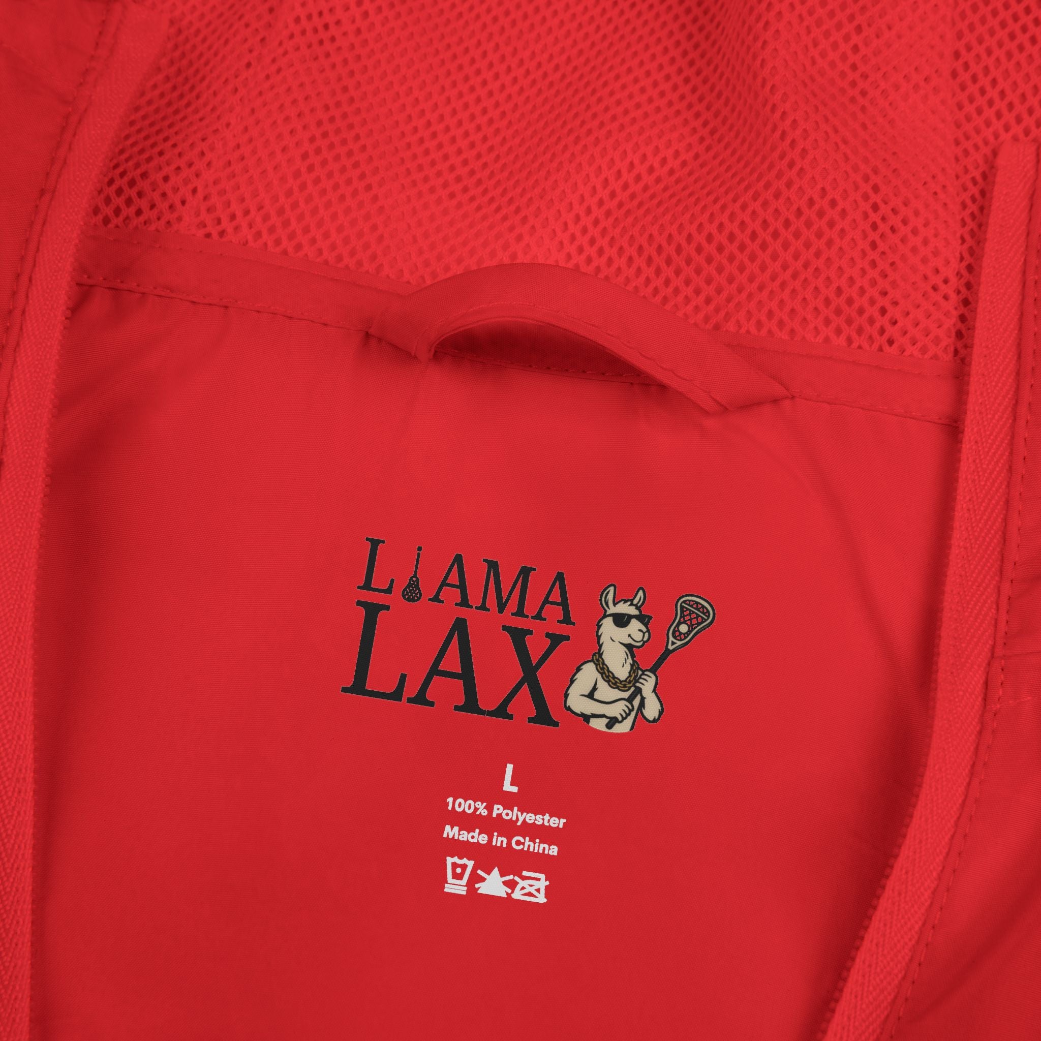 Llama Lax Full-Zip Windbreaker